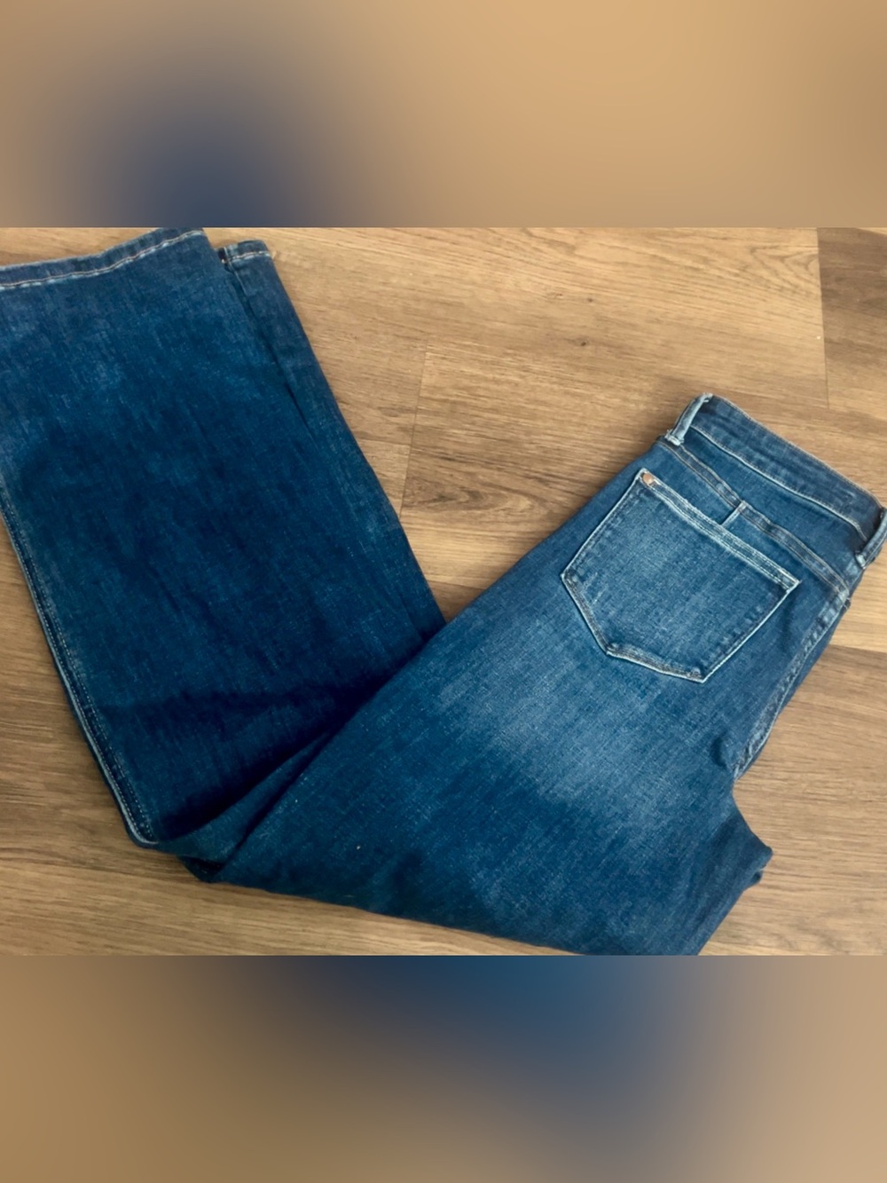 Judy Blue Dark to Medium Blue Straight Leg Jeans